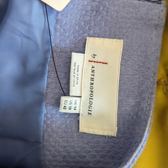 By Anthropologie suede periwinkle mini skirt NWT - Picture 3 of 5